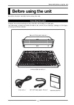 Предварительный просмотр 11 страницы Fostex LM16 Owner'S Manual