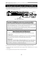 Предварительный просмотр 22 страницы Fostex MR-16HD/CD Supplementary Manual