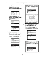 Предварительный просмотр 23 страницы Fostex MR-16HD/CD Supplementary Manual