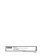 Preview for 16 page of Fostex MR-16HD Supplementary Manual