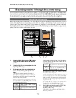 Preview for 72 page of Fostex MR-8MKII Owner'S Manual