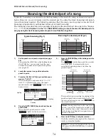 Preview for 74 page of Fostex MR-8MKII Owner'S Manual