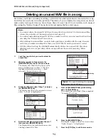 Preview for 94 page of Fostex MR-8MKII Owner'S Manual