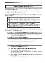 Preview for 17 page of Fostex MR16 Owner'S Manual