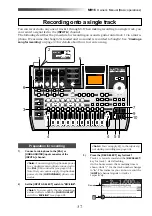 Предварительный просмотр 37 страницы Fostex MR16 Owner'S Manual