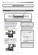 Preview for 62 page of Fostex MR16 Owner'S Manual