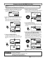 Preview for 2 page of Fostex Music Mixer User Manual