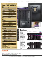 Предварительный просмотр 4 страницы Fostex NF-1 Specifications