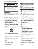 Preview for 2 page of Fostex NX-6A Owner'S Manual