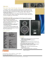 Preview for 2 page of Fostex NX-6A Specifications