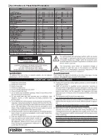 Preview for 2 page of Fostex P800K Owner'S Manual