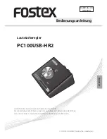 Preview for 25 page of Fostex PC100USB-HR Owner'S Manual