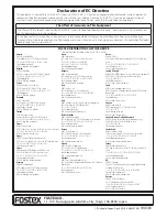 Preview for 4 page of Fostex PM0.1 Owner'S Manual