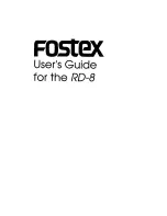 Preview for 1 page of Fostex RD-8 User Manual