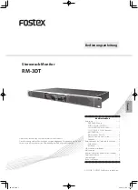 Preview for 25 page of Fostex RM-3DT Owner'S Manual