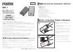 Fostex SN0.1 Owner'S Manual предпросмотр