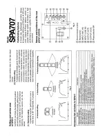 Предварительный просмотр 4 страницы Fostex SPA11 User Manual