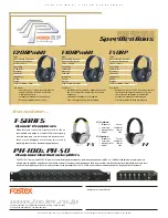 Preview for 4 page of Fostex T20RPmkII Features & Specifications