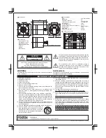 Preview for 2 page of Fostex T96A-EX2 Owner'S Manual