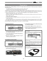 Preview for 37 page of Fostex VF-160 Operation Manual