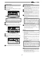 Preview for 47 page of Fostex VF-160 Operation Manual