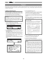 Preview for 70 page of Fostex VF-160 Operation Manual