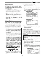 Preview for 71 page of Fostex VF-160 Operation Manual