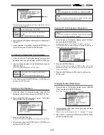 Preview for 127 page of Fostex VF-160 Operation Manual