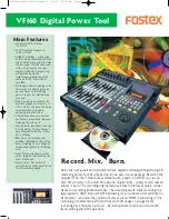 Preview for 1 page of Fostex VF-160 Specifications