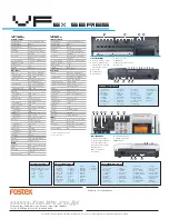 Preview for 4 page of Fostex VF160EX Brochure & Specs