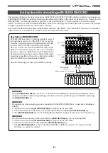 Предварительный просмотр 43 страницы Fostex VF160EX Operation Manual