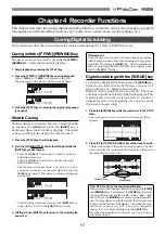 Предварительный просмотр 67 страницы Fostex VF160EX Operation Manual