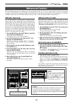 Предварительный просмотр 87 страницы Fostex VF160EX Operation Manual