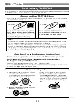 Предварительный просмотр 112 страницы Fostex VF160EX Operation Manual