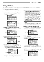 Предварительный просмотр 121 страницы Fostex VF160EX Operation Manual