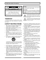 Preview for 2 page of Fostex VF80EX Owner'S Manual