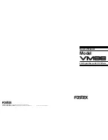 Preview for 1 page of Fostex VM88 Service Manual