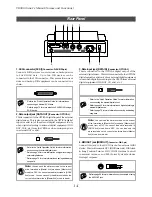 Preview for 14 page of Fostex VR800 Owner'S Manual