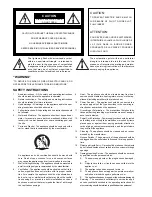 Preview for 2 page of Fostex VR800 Service Manual