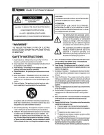 Предварительный просмотр 2 страницы Fostex X-14 Owner'S Manual