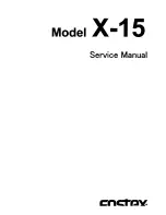 Preview for 1 page of Fostex X-15 Multitracker Service Manual