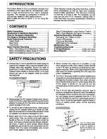 Предварительный просмотр 3 страницы Fostex X-18 Owner'S Manual