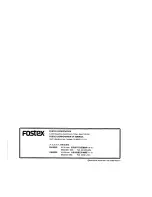 Preview for 27 page of Fostex X-24 Owner'S Manual