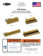 Preview for 1 page of Fostoria FSS Series Manual