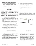 Preview for 2 page of Fostoria PCH-48C Operation & Installation Manual