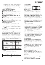 Preview for 14 page of FOTILE RLS30506 User And Care Manual