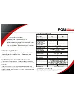 Preview for 6 page of Fotoquantum FQM 250 User Manual