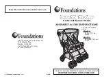 Preview for 1 page of Foundations Duo-SS Stroller Assembly & Use Instructions