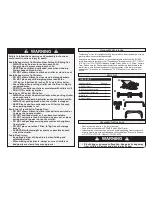 Preview for 2 page of Foundations Four Passenger Assembly & Use Instructions