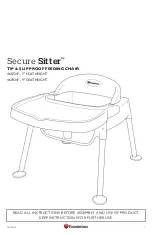 Предварительный просмотр 1 страницы Foundations Secure Sitter Manual